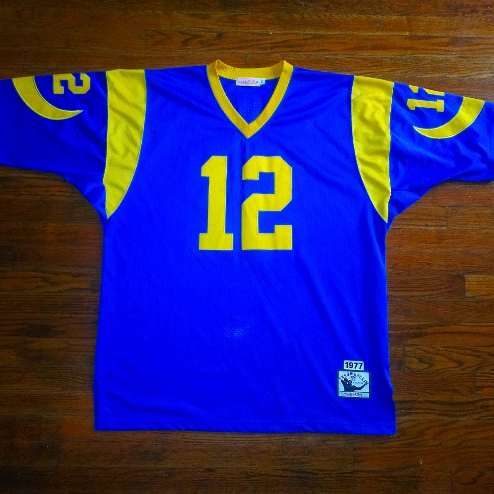 Mitchell & Ness Joe Namath LA Rams Authentic Jerse